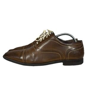 US 11.5 Giorgio Brutini Baylor Oxford Brogueing  Brown #176382‎